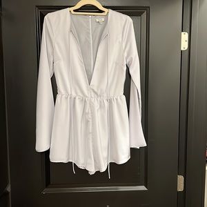 Tobi light blue romper